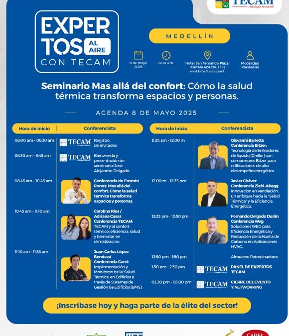 Seminario Expertos Al Aire con TECAM – Medellín
