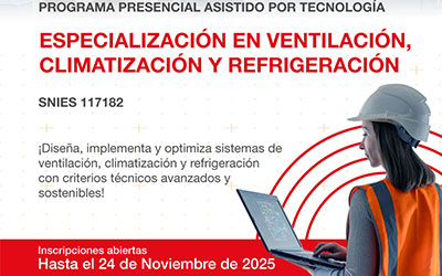 Especialización en Ventilación, Climatización y Refrigeración