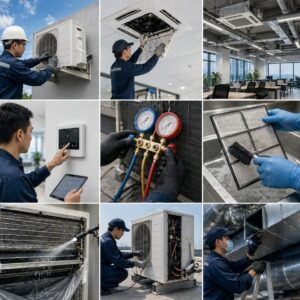 ESTRATEGIAS DE INSTALACIÓN, OPERACIÓN Y MANTENIMIENTO PARA SISTEMAS DE REFRIGERACIÓN Y ACONDICIONAMIENTO DE AIRE